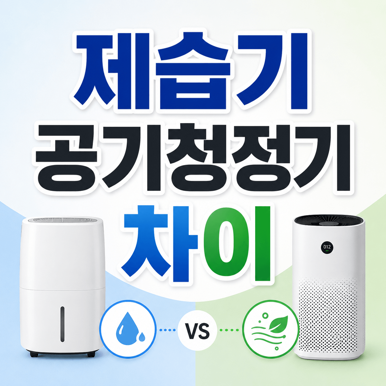 제습기 공기청정기 차이
