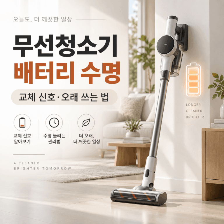 무선청소기 배터리 수명