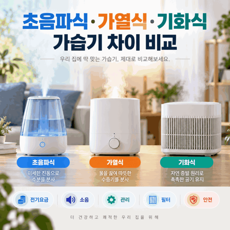초음파 가열식 기화식 가습기